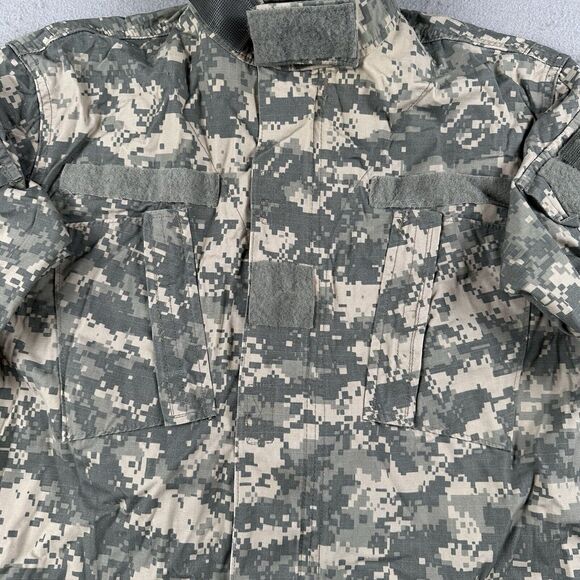 US Military ACU Army Combat Uniform Coat UCP Digital Camo Ripstop Small Reg - Picture 10 of 16